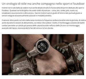 OROLOGIO GARMIN INSTINCT LAKESIDE BLUE REF.010-02064-04