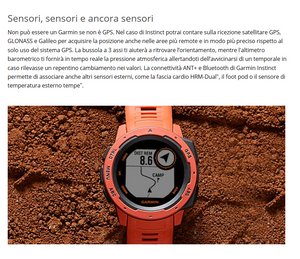 OROLOGIO GARMIN INSTINCT LAKESIDE BLUE REF.010-02064-04