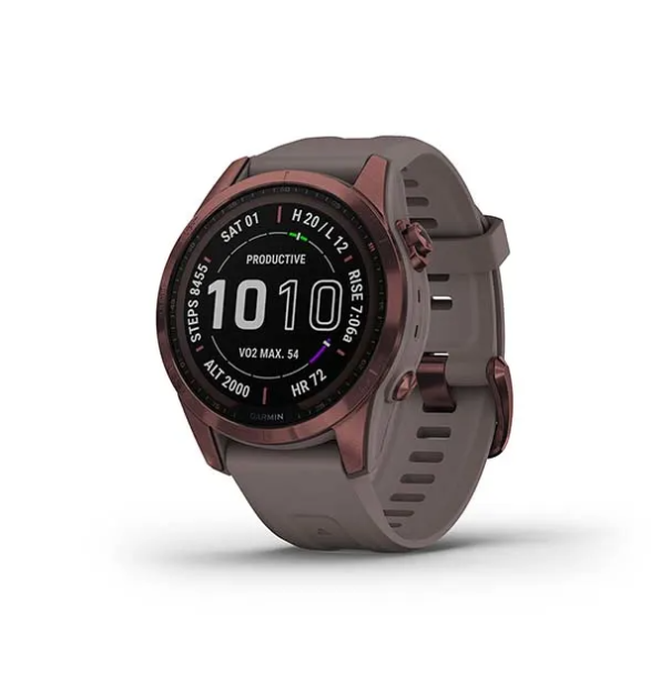 OROLOGIO GARMIN FENIX 7S SAPPHIRE SOLAR TITANIUM DARK BRONZE Ref. 010-02539-29