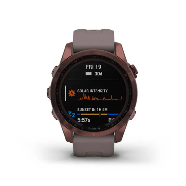 OROLOGIO GARMIN FENIX 7S SAPPHIRE SOLAR TITANIUM DARK BRONZE Ref. 010-02539-29