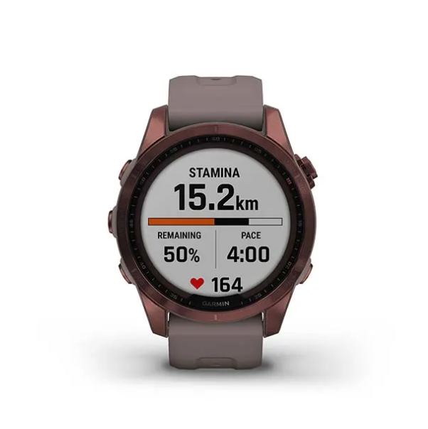 OROLOGIO GARMIN FENIX 7S SAPPHIRE SOLAR TITANIUM DARK BRONZE Ref. 010-02539-29