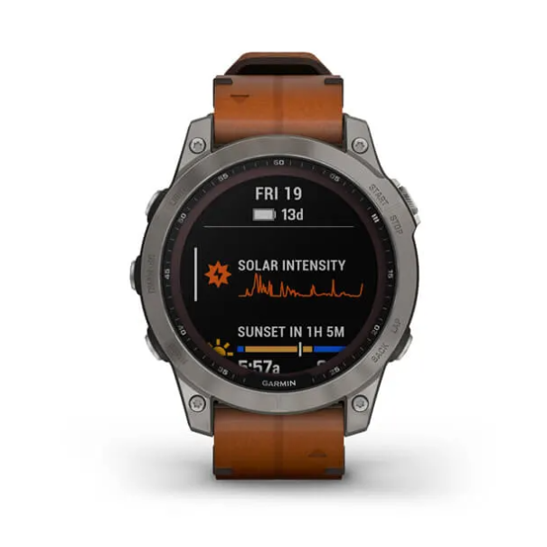 OROLOGIO GARMIN FENIX 7 SAPPHIRE SOLAR TITANIUM Ref. 010-02540-31