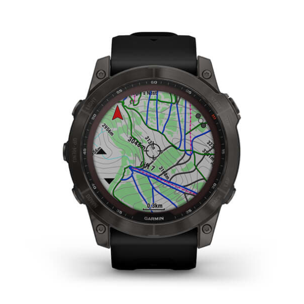 OROLOGIO GARMIN FENIX 7X SAPPHIRE SOLAR TITANIUM GREY Ref. 010-02541-11