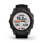 OROLOGIO GARMIN FENIX 7X SAPPHIRE SOLAR TITANIUM GREY Ref. 010-02541-11
