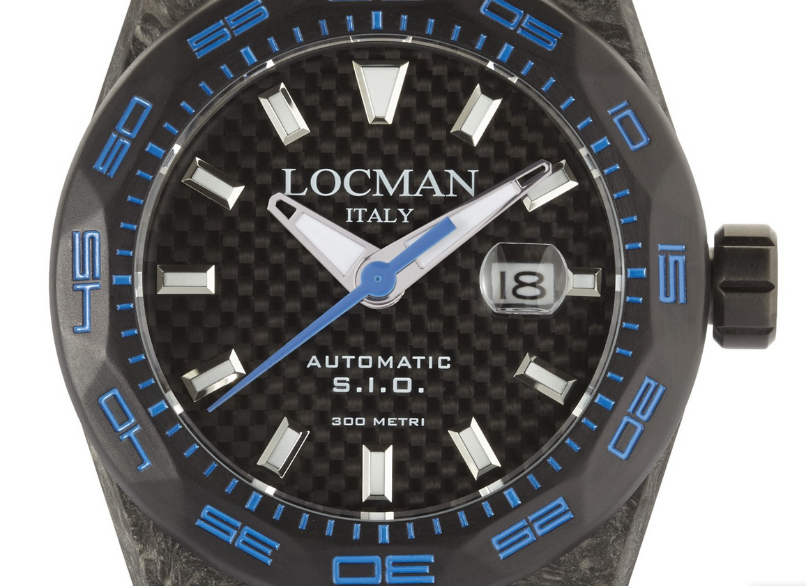 OROLOGIO LOCMAN STEALTH AUTOMATICO 300MT CARBONIO REF. 0216V3-CBCBNKBS2B