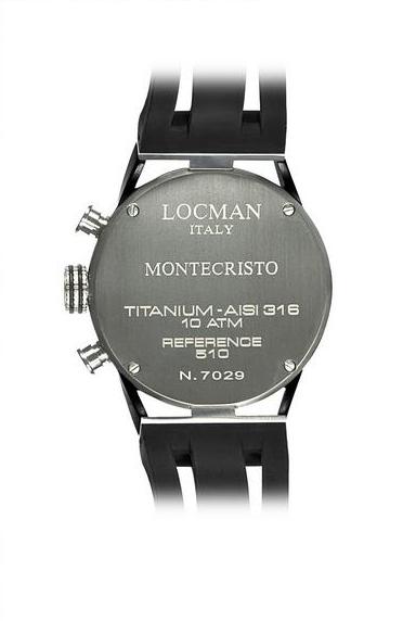 OROLOGIO LOCMAN MONTECRISTO QUARZO CRONO PVD REF. 510 0510KNBKFBL0GOK