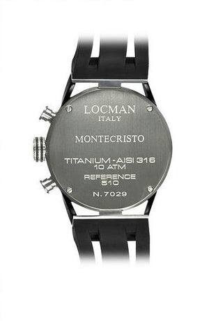 OROLOGIO LOCMAN MONTECRISTO QUARZO CRONO PVD REF. 510 0510KNBKFBL0GOK