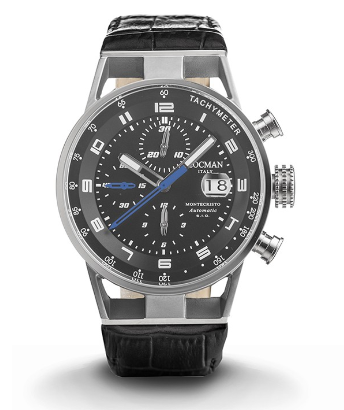 OROLOGIO LOCMAN MONTECRISTO CHRONO AUTOMATICO REF. 0516A015-00BKBLPK
