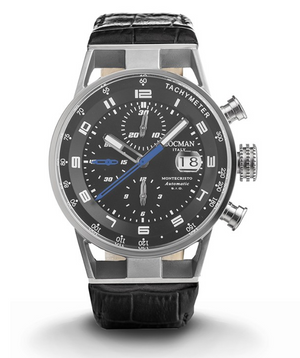 OROLOGIO LOCMAN MONTECRISTO CHRONO AUTOMATICO REF. 0516A015-00BKBLPK