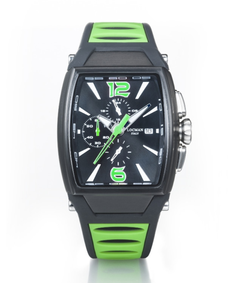 OROLOGIO LOCMAN TREMILA CRONOGRAFO REF. 0550K01S-BKBKGRSG