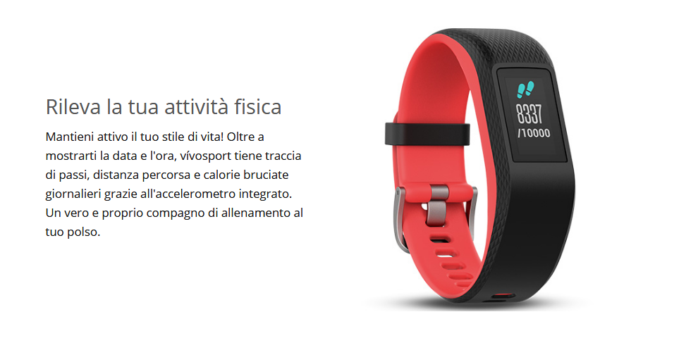 OROLOGIO GARMIN VIVOSPORT FUCSIA REF. 010-01789-01