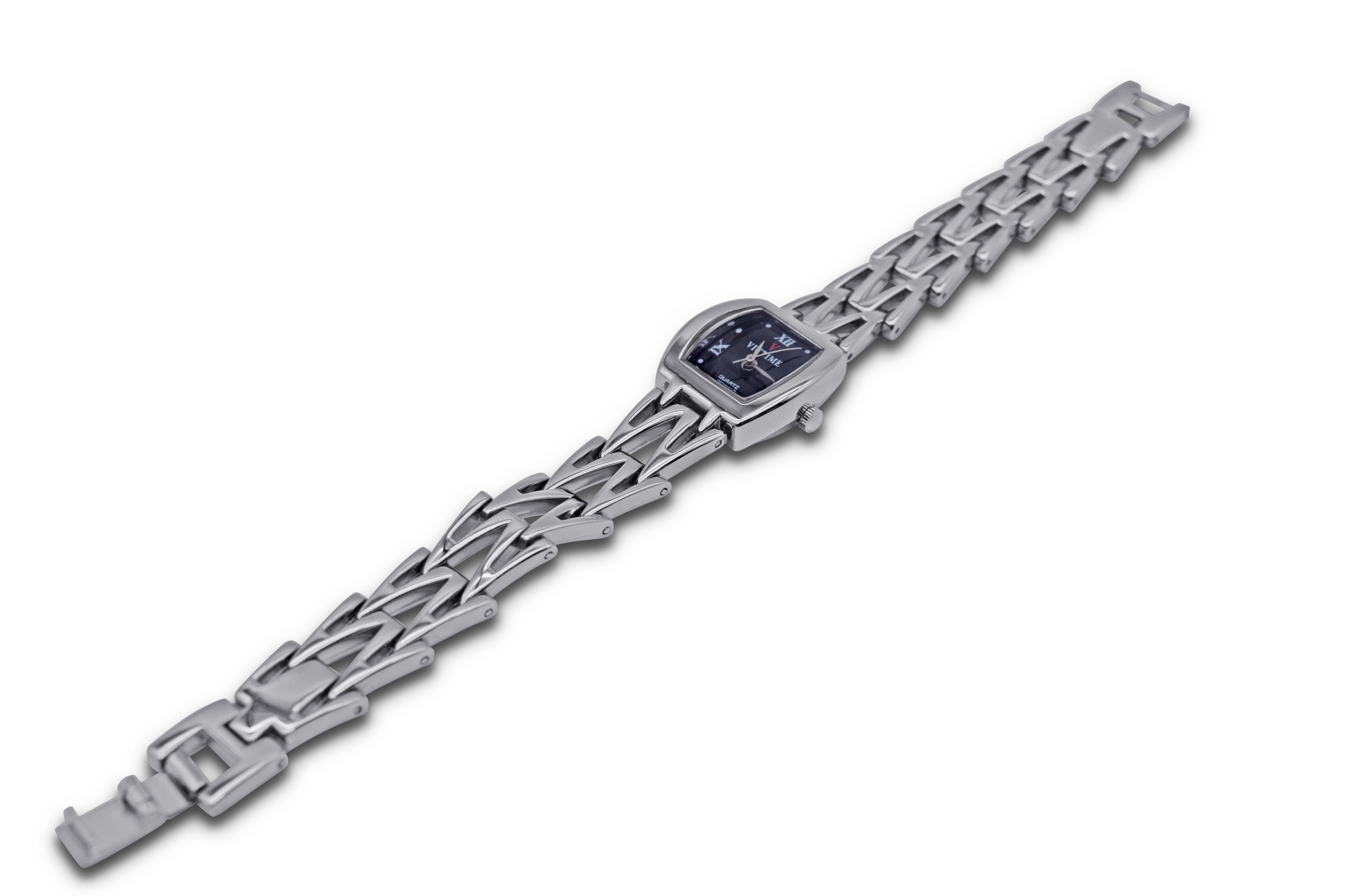 OROLOGIO VICTIME DA DONNA CON BRACCIALE IN ACCIAIO