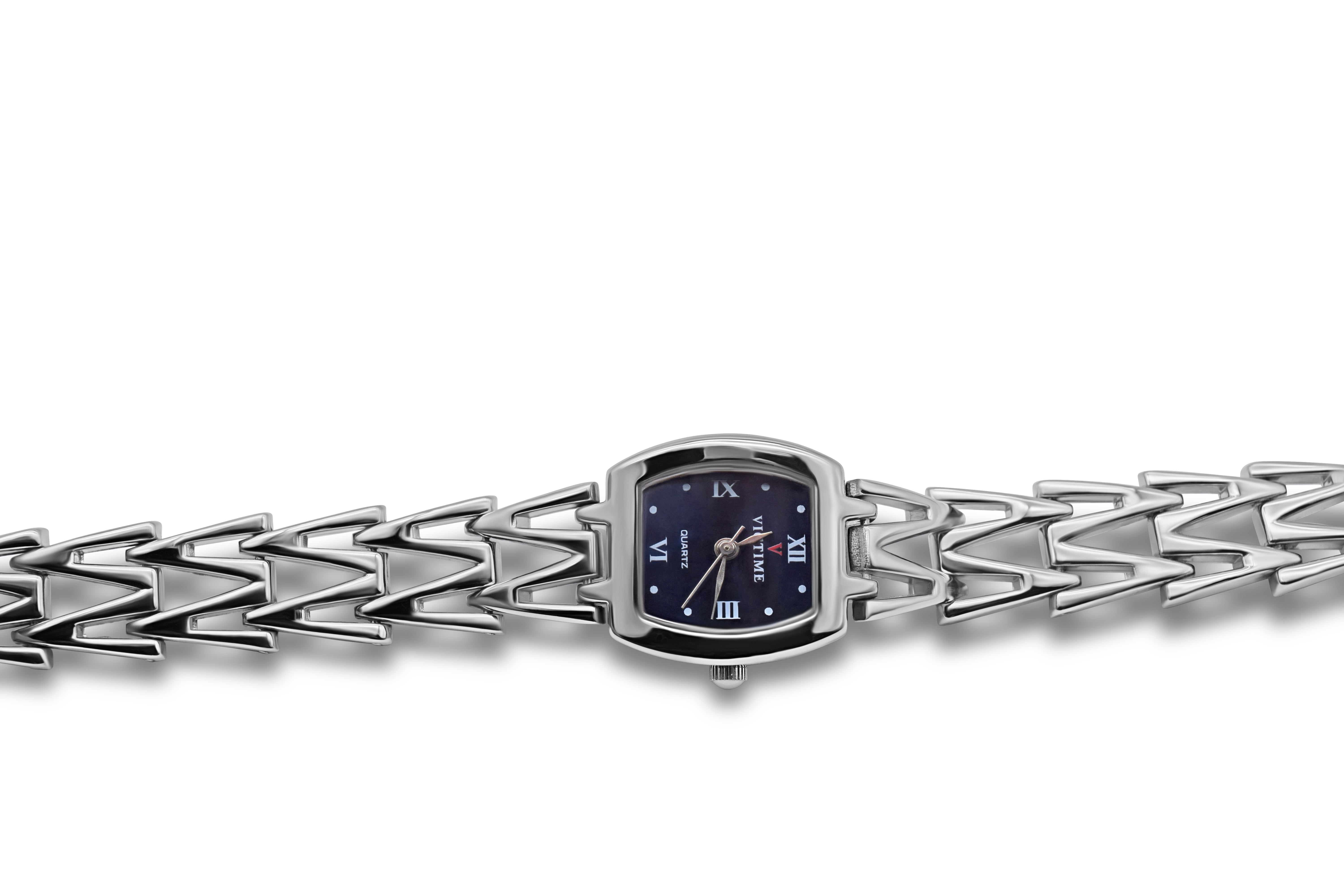 OROLOGIO VICTIME DA DONNA CON BRACCIALE IN ACCIAIO
