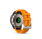 OROLOGIO GARMIN FENIX 5 PLUS SAPPHIRE TITANIUM ORANGE BAND 010-01988-05