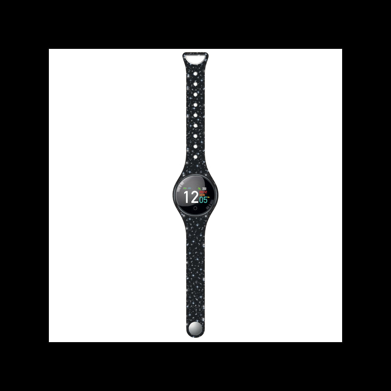 OROLOGIO SMARTWATCH TECHMADE FREETIME GLITTER BLACK