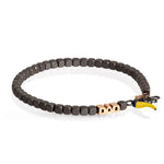 BRACCIALE DAD IN ORO ROSSO 9KT E CORNETTO GIALLO