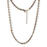 COLLANA UOMO CON MAGLIE MARINE IN TITANIO, UNA MAGLIA ED ANCORA IN ORO ROSSO 9KT CON DIAMANTI BLACK