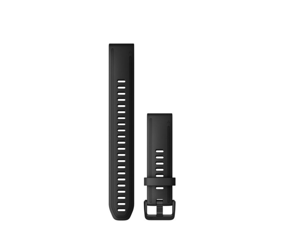 CINTURINO GARMIN SILICON BLACK 20 mm Ref. 010-12942-00