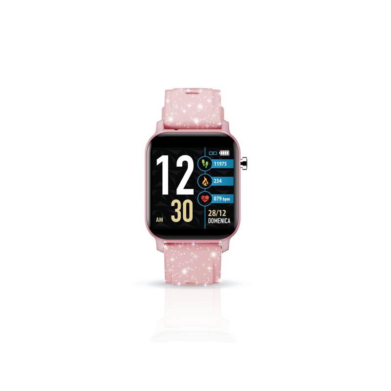 OROLOGIO SMARTWATCH TECHMADE TECHWATCH X GLITTER PINK