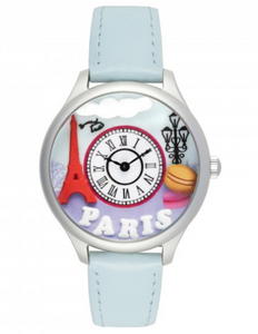OROLOGIO BRACCIALINI CARTOLINA PARIGI BLU ref. TUA 148/AA
