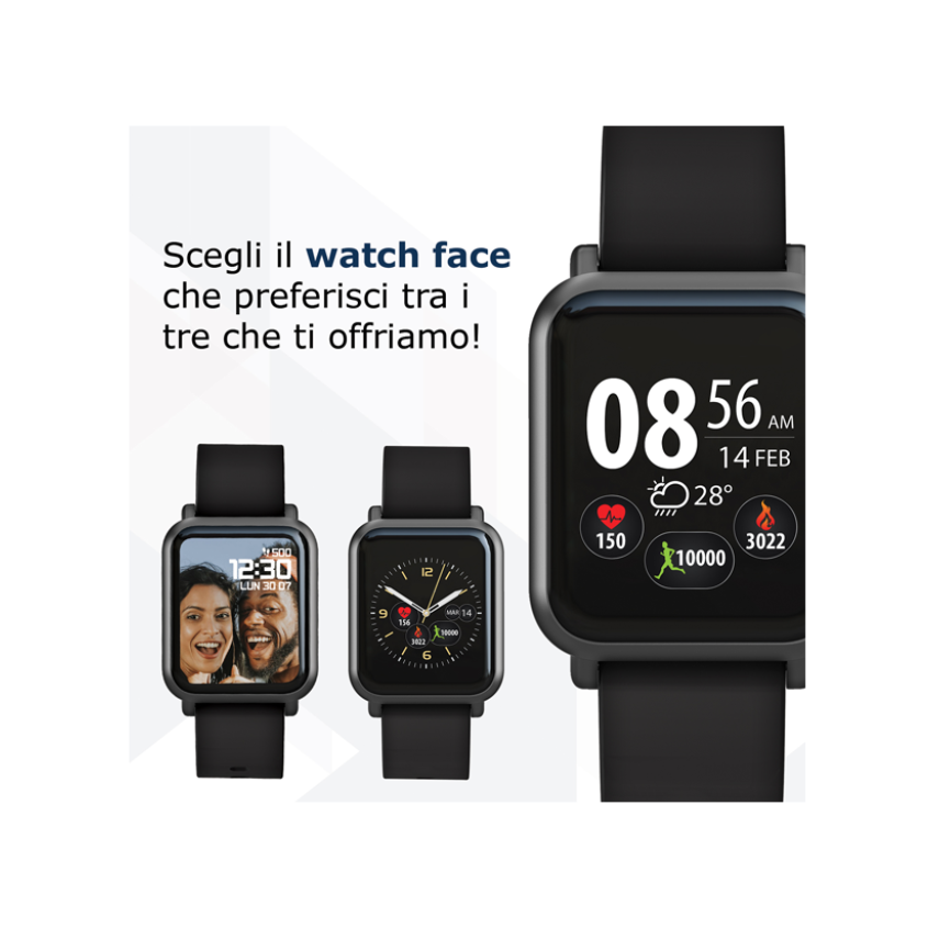OROLOGIO TECHWATCH S2 NERO