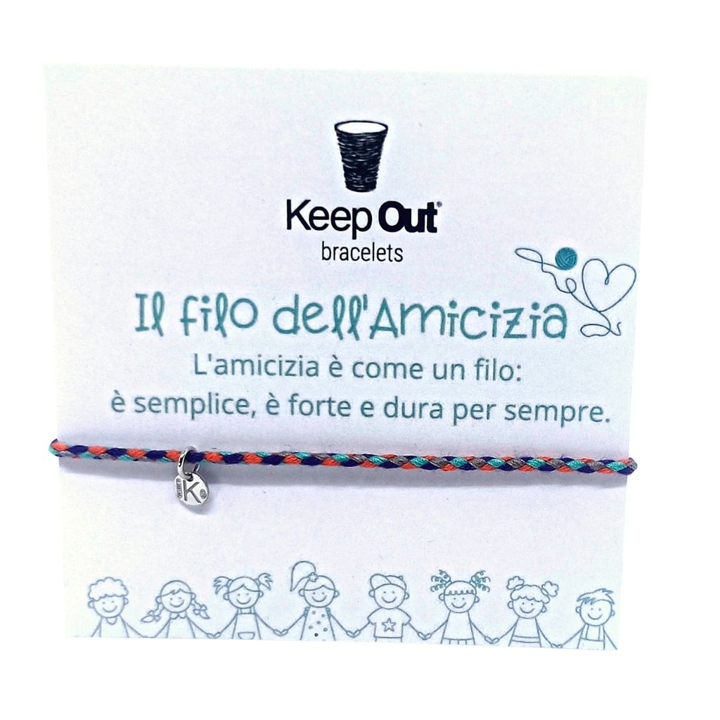 Keep Out BRACCIALE FILO DELL'AMICIZIA