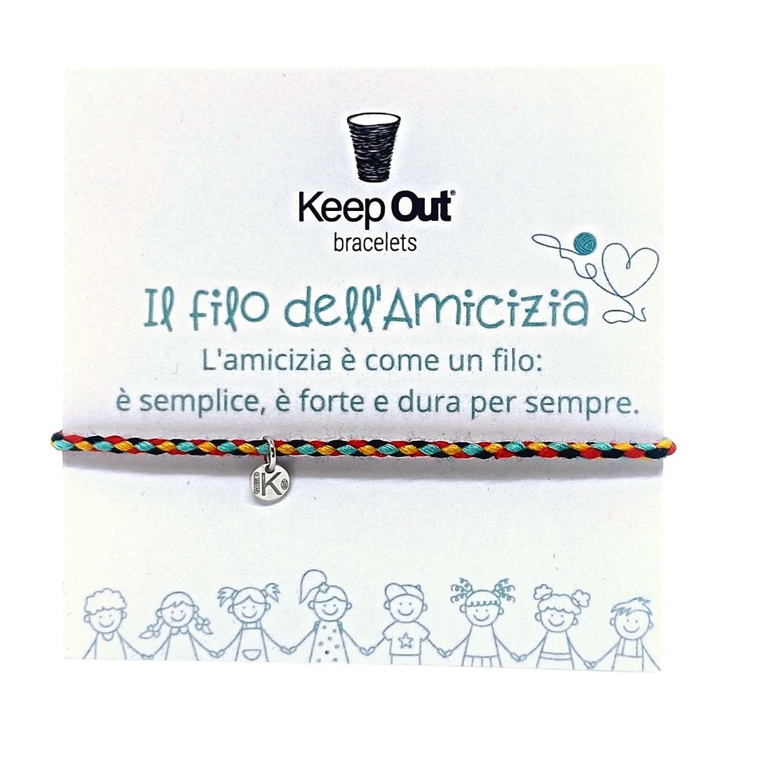 Keep Out BRACCIALE FILO DELL'AMICIZIA