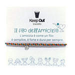 Keep Out BRACCIALE FILO DELL'AMICIZIA