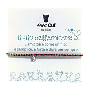 Keep Out BRACCIALE FILO DELL'AMICIZIA