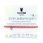 Keep Out BRACCIALE FILO DELL'AMICIZIA