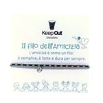 Keep Out BRACCIALE FILO DELL'AMICIZIA