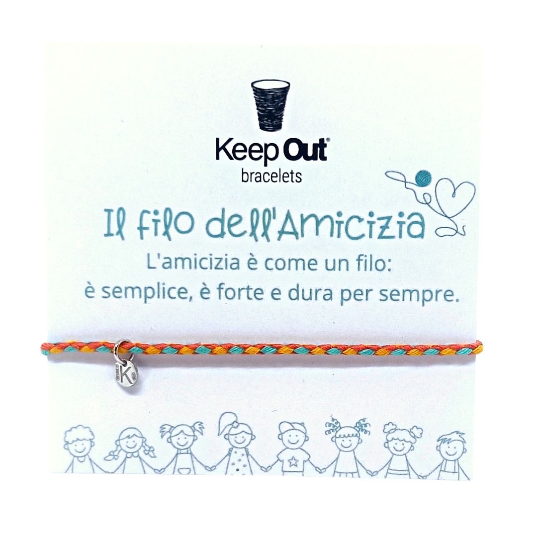 Keep Out BRACCIALE FILO DELL'AMICIZIA