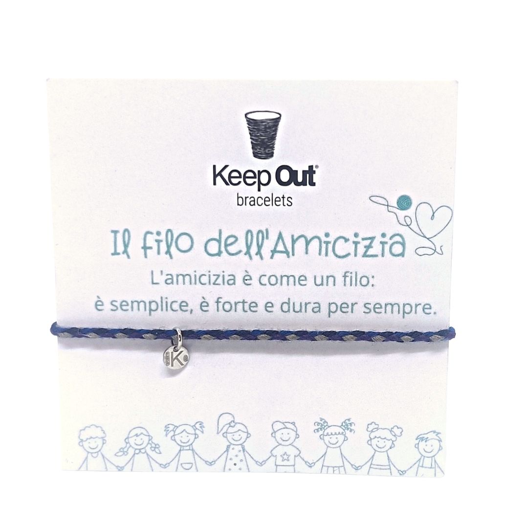 Keep Out BRACCIALE FILO DELL'AMICIZIA