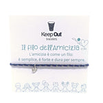 Keep Out BRACCIALE FILO DELL'AMICIZIA