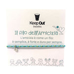 Keep Out BRACCIALE FILO DELL'AMICIZIA