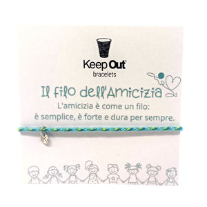 Keep Out BRACCIALE FILO DELL'AMICIZIA
