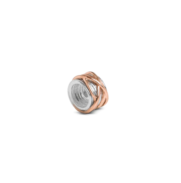 CIONDOLO MINI FILODELLAVITA CLASSIC COLLECTION ARGENTO E ORO ROSA Ref. AN1004AR