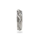 ANELLO FILODELLAVITA CLASSIC COLLECTION 7 FILI ARGENTO 925 E DIAMANTI BIANCHI Ref. AN7ABT 
