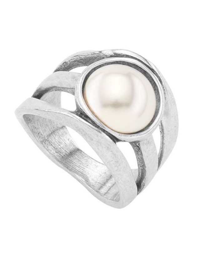 ANELLO UNODE50 LUCKY STRIKE ANI0595BPLMTL