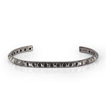 BRACCIALE WATT PICCOLO ORO 9 KT E 7 DIAMANTI BLACK.