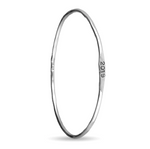 BRACCIALE RIGIDO TONDO IN ARGENTO NUMERI E PAROLE COLLECTION Ref. BR41A