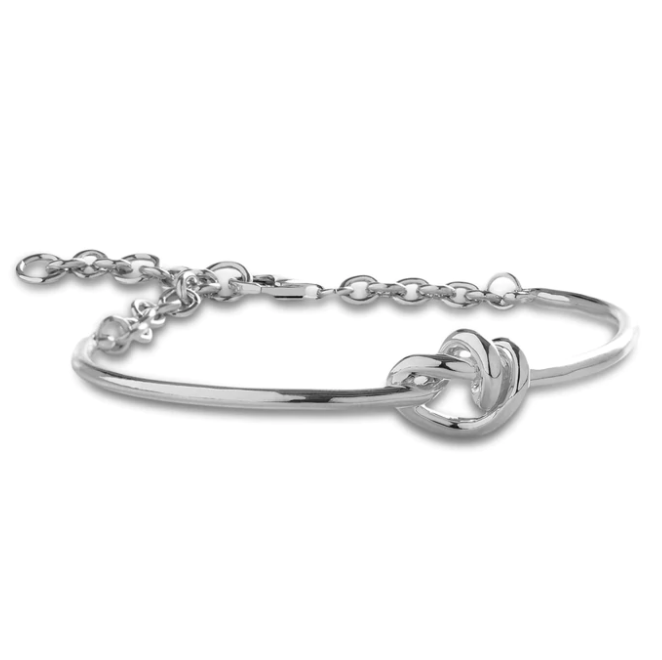 BRACCIALE NODI D'AMORE IN ARGENTO Ref. BR81A