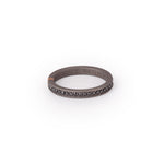 VERETTA GIRODITO  IN TITANIO,ORO 18 KT E 43 DIAMANTI BLACK.