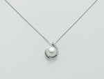 CATENINA CON PENDENTE PERLA E DIAMANTI PCL5172X