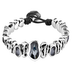 BRACCIALE UNODE50 GREY AS HELL PUL1580GRSMTL0M