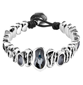 BRACCIALE UNODE50 GREY AS HELL PUL1580GRSMTL0M